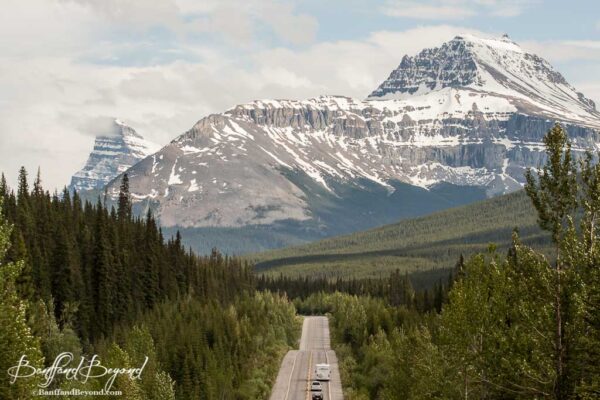 incredible mountain views on icefield parkway