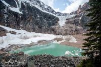 Path Of The Glacier Trail At Mount Edith Cavell