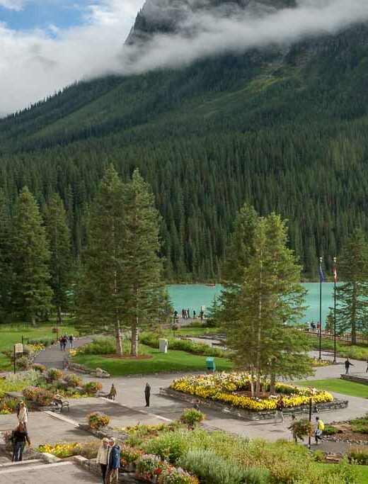gardens-flowers-grounds-fairmont-chateau-lake-louise-hotel-turquoise-water-accommodation-hotel-banff-national-park-resort