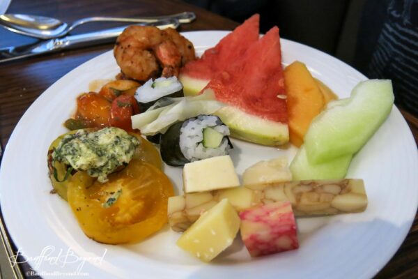 plate of food from the banff springs hotel brunch