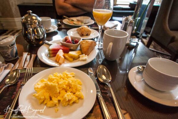 weekend brunch at the banff springs hotel