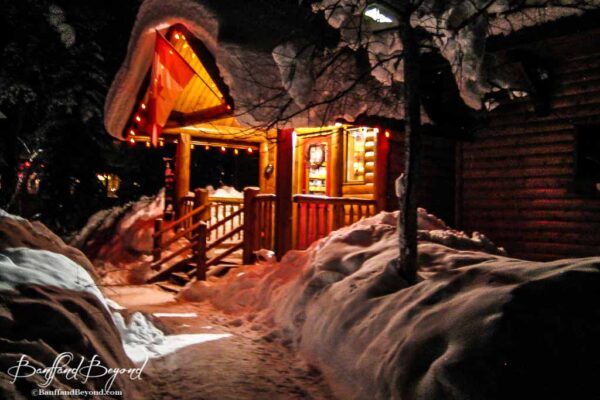 cozy winter cabin in lake louise baker creek chalets